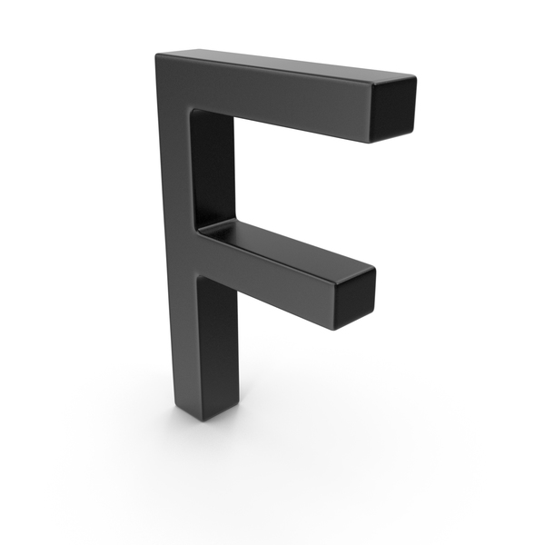 Letter F Black Png Images And Psds For Download Pixelsquid S115481394 3179