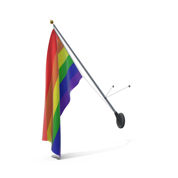 small gay pride flag png