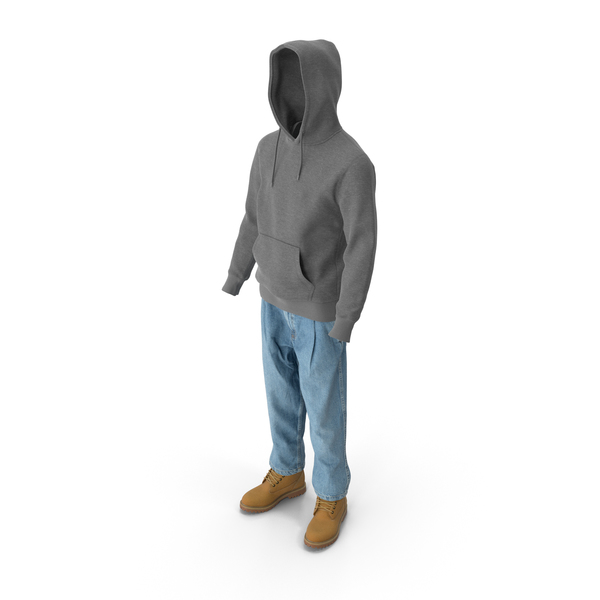 Grey hoodie with online jeans