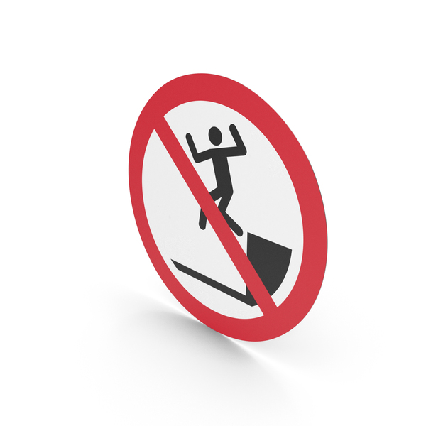 No Jumping Down Sign PNG Images & PSDs for Download