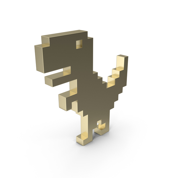 Chrome Dino (3D) Minecraft Skin