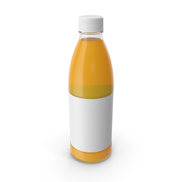 Glass Bottle Of Orange Juice Stock Illustration - Download Image