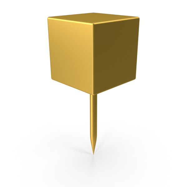 Push Pin Gold PNG Images & PSDs for Download
