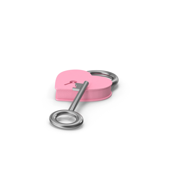 Pink And Silver Heart Shaped Padlock And Key PNG Images PSDs For