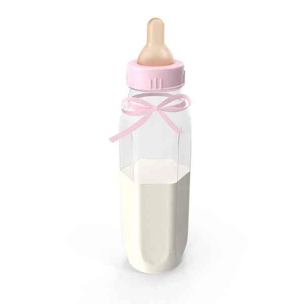 Pink Baby Bottle Half Full PNG Images & PSDs for Download | PixelSquid