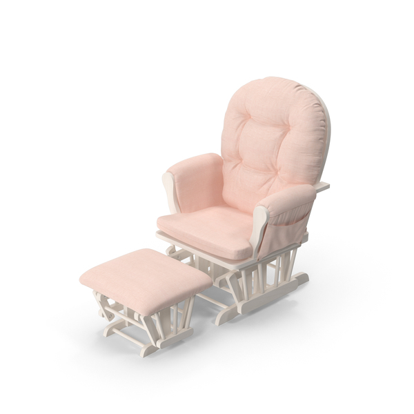 Pink Padded Rocking Chair PNG Images & PSDs for Download