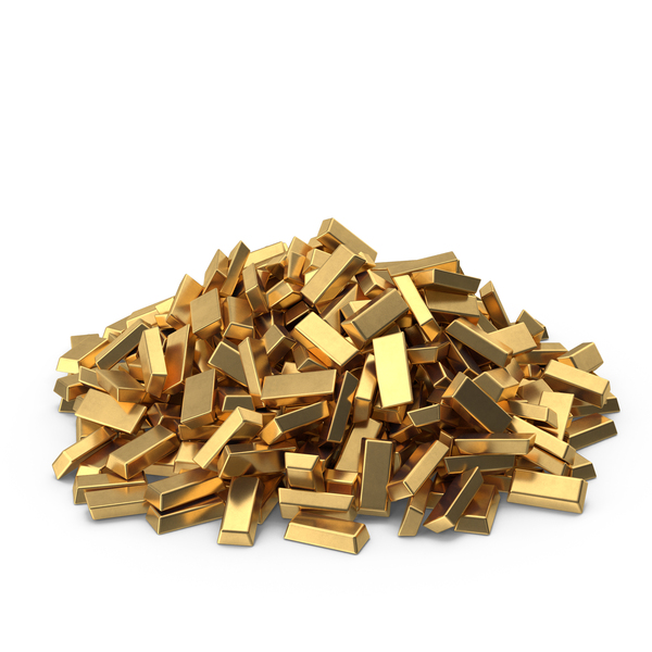 Plain Gold Bars Big Pile PNG Images & PSDs for Download | PixelSquid