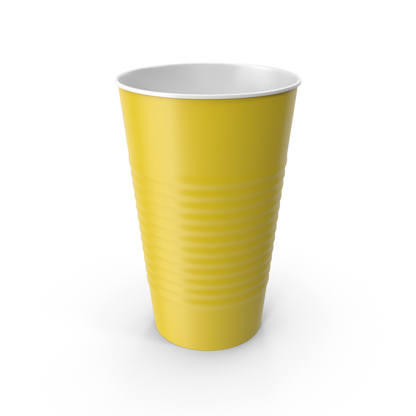 Download Plastic Cup Yellow Png Images Psds For Download Pixelsquid S112225375 PSD Mockup Templates