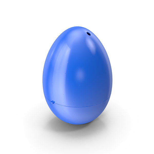 single plastic easter egg