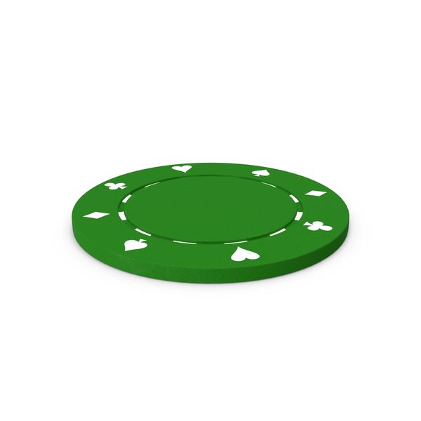 green poker chips clip art