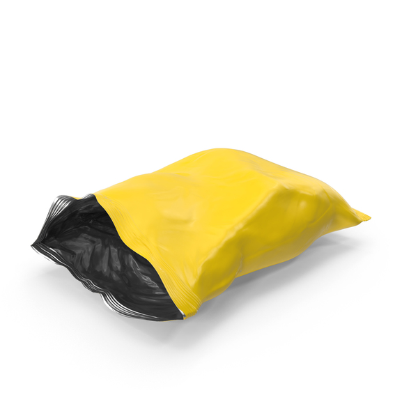 blank potato chip bag