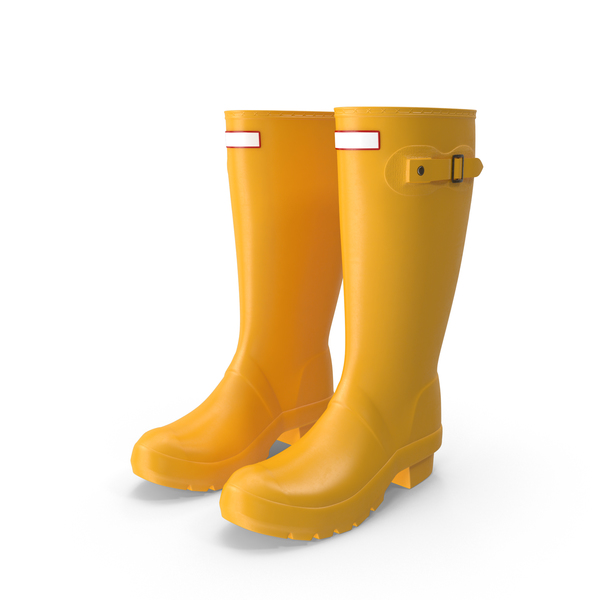 Boots rain png yellow bluelight spring autumn download digital