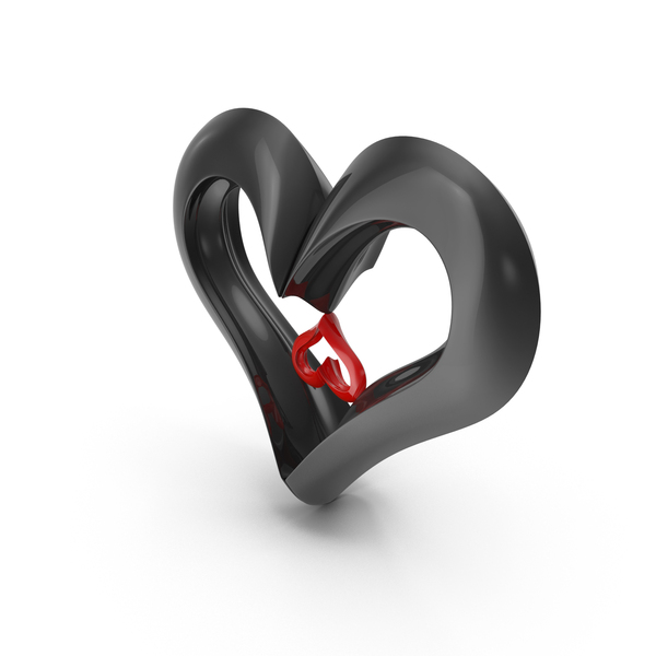 Red And Black Heart Symbol PNG Images & PSDs for Download | PixelSquid -  S117449061