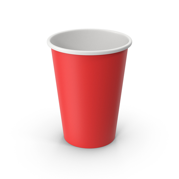 Red Cardboard Cup With A Straw Stock Photo - Download Image Now