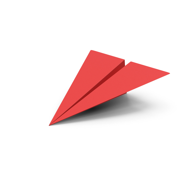 Red Paper Plane PNG Images & PSDs for Download