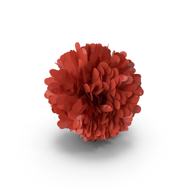 Red pompon