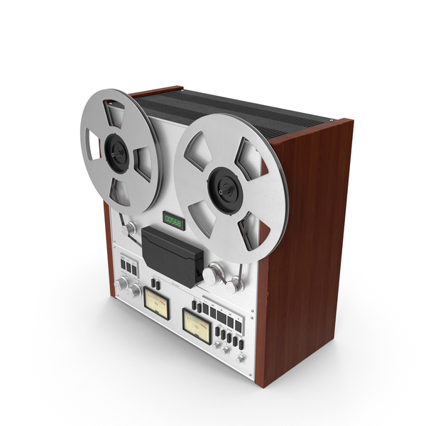 Vintage reel to reel tape recorder 4 3D model