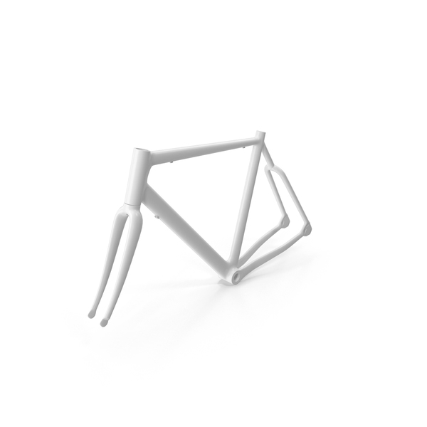 White road bike discount frame