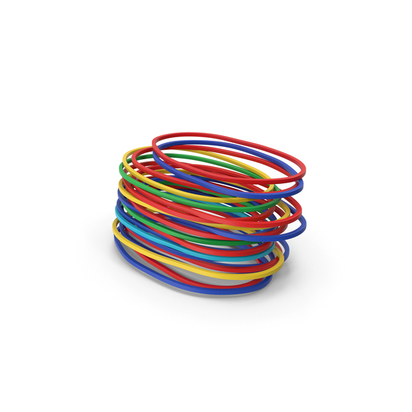 Pile of Colored Rubber Bands PNG Images & PSDs for Download