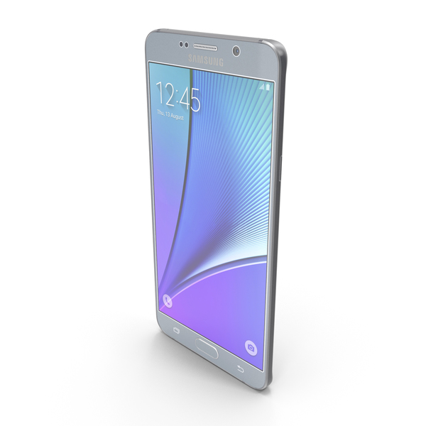 Samsung Galaxy Note5 Silver Titan PNG Images PSDs for Download PixelSquid S11347658F