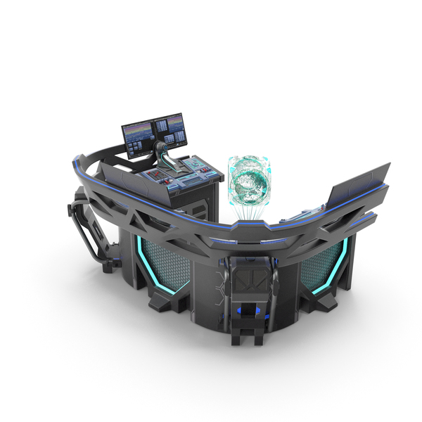 sci fi hologram desktop control