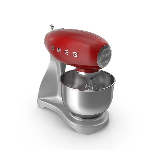 Smeg Full Color Stand Mixer - Red