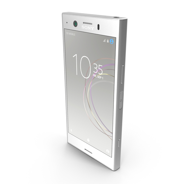 Sony Xperia XZ1 Compact Snow Silver PNG Images & PSDs for Download