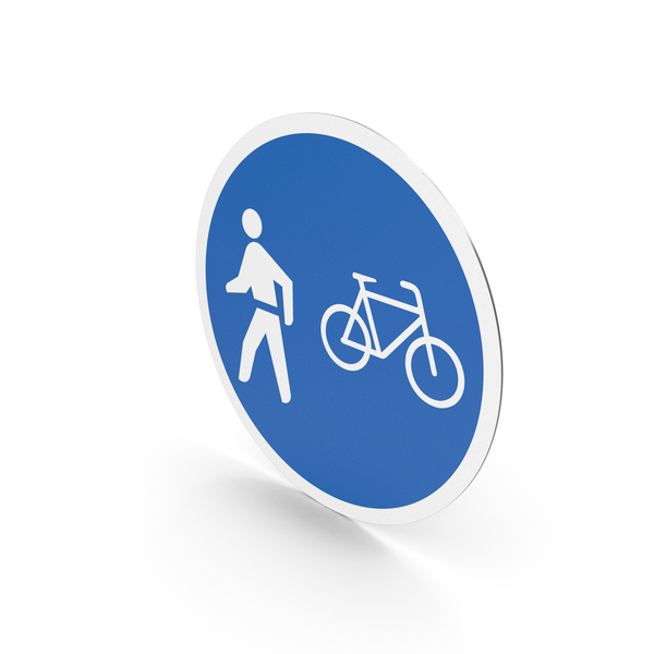 South African Signs Cyclists And Pedestrians Only PNG Images PSDs For