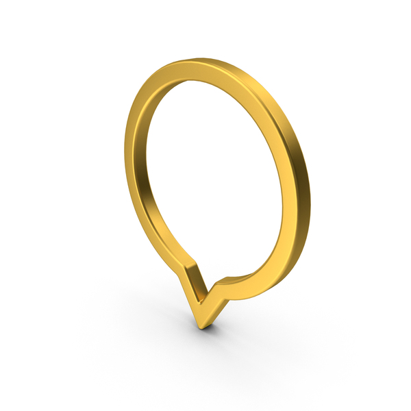 Speech Bubble Gold Png Images Psds For Download Pixelsquid S D