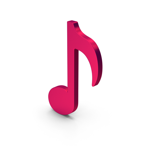 pink music note png
