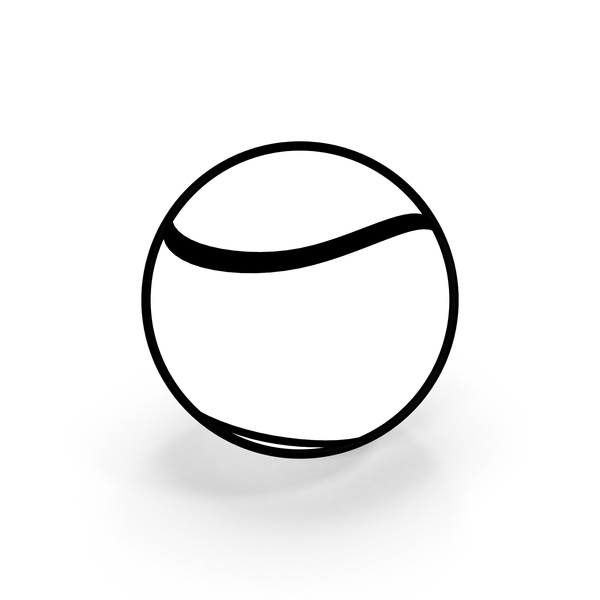 tennis ball outline
