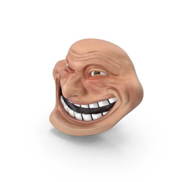 TROLL FACE MEME 3D model