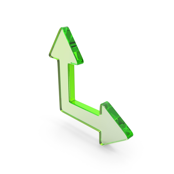 Up and right arrow symbol glass png images psds for download