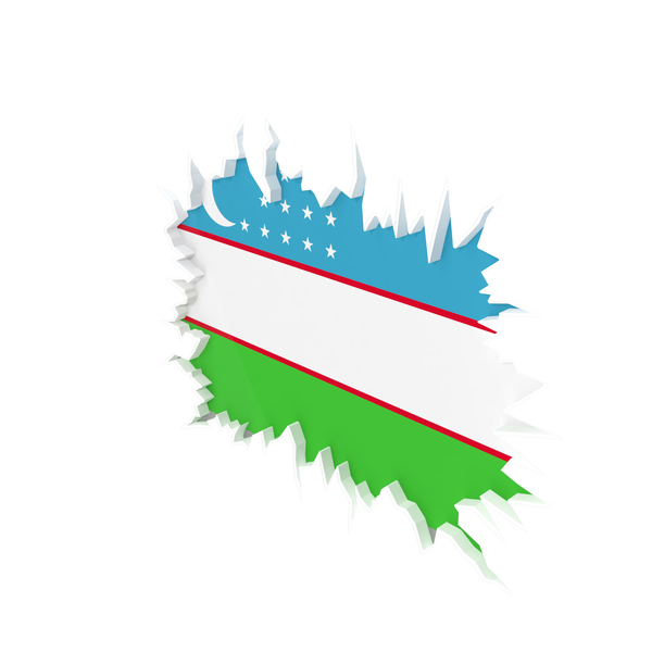 Uzbekistan Flag Inside Cracked Wall PNG Images & PSDs For Download.