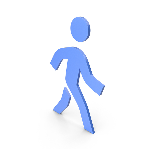 Walking Blue Icon PNG Images & PSDs for Download
