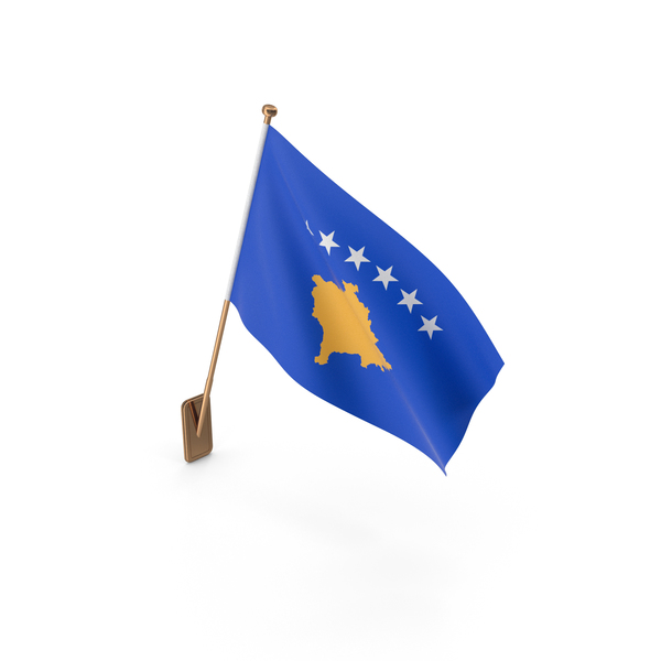 Wall Flag of Kosovo PNG Images & PSDs for Download