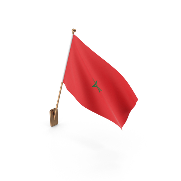 Wall Flag of Morocco PNG Images & PSDs for Download | PixelSquid -  S116336235