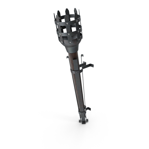 medieval standing torch