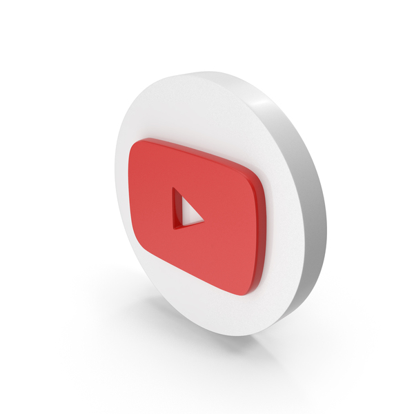 white youtube logo psd