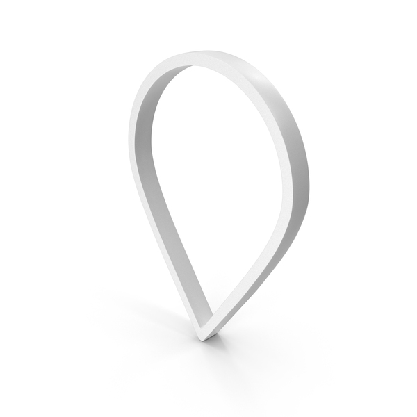 White Location Pin Symbol PNG Images & PSDs for Download PixelSquid