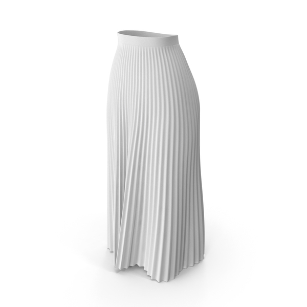 White Long Pleated Skirt PNG Images & PSDs for Download PixelSquid S122962906