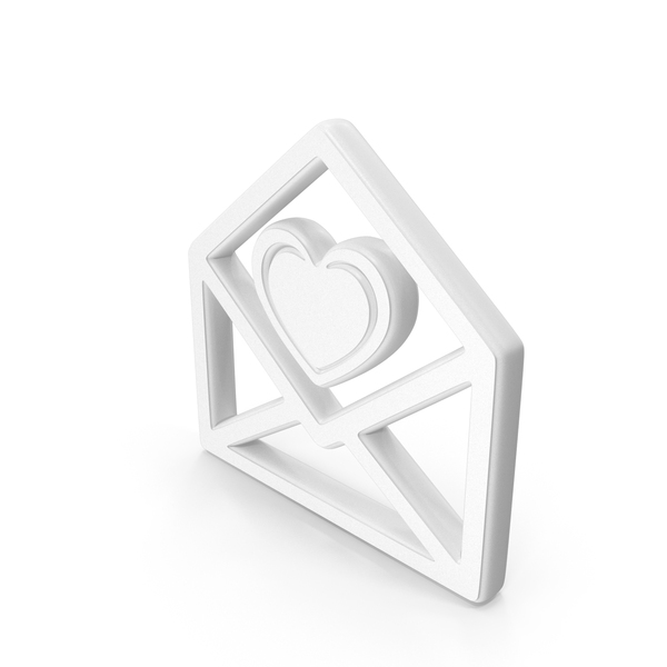 White Love Mail Symbol PNG Images & PSDs for Download PixelSquid