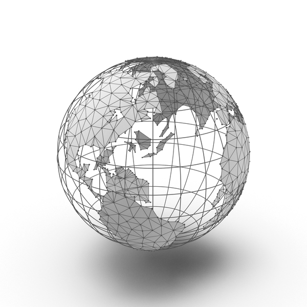 Wire Frame Globe PNG Images & PSDs for Download | PixelSquid - S107289855