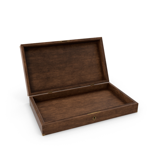 Wooden Box w/ Tie Mockup - Free Download Images High Quality PNG, JPG