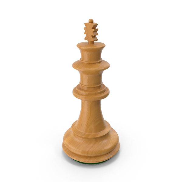 Wooden Chess King