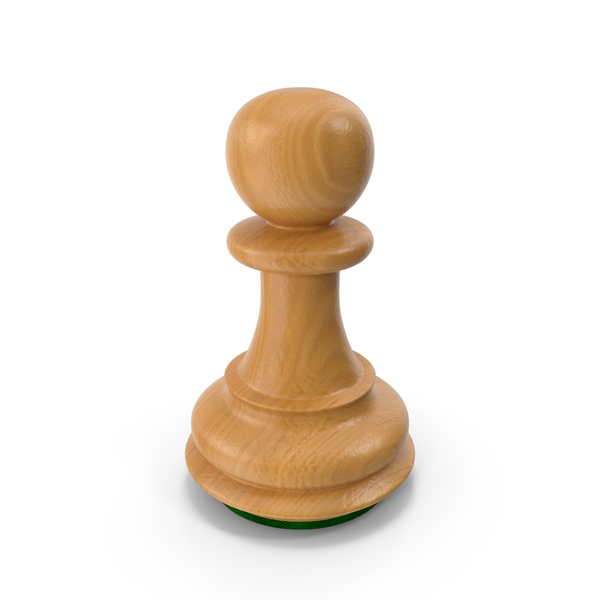 Wooden Pawn Chess Pieces