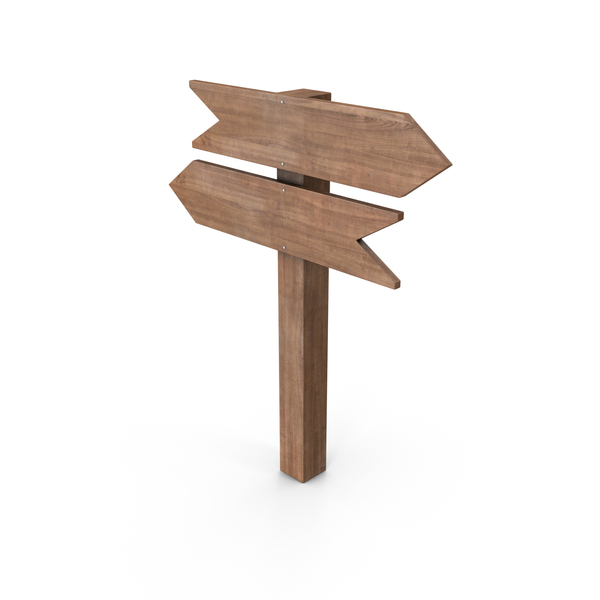 wood sign post png