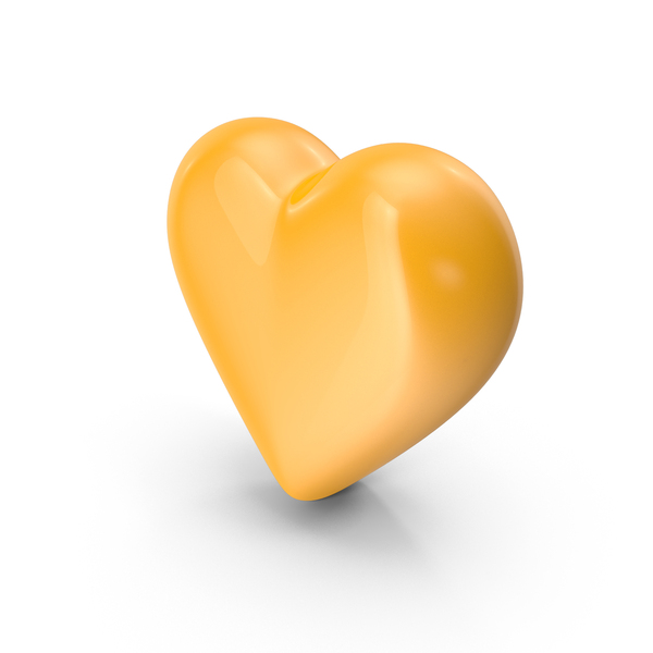 Yellow Heart PNG Images amp PSDs for Download PixelSquid S11903745B