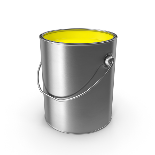 Download Yellow Metal Paint Can Png Images Psds For Download Pixelsquid S111269458 PSD Mockup Templates