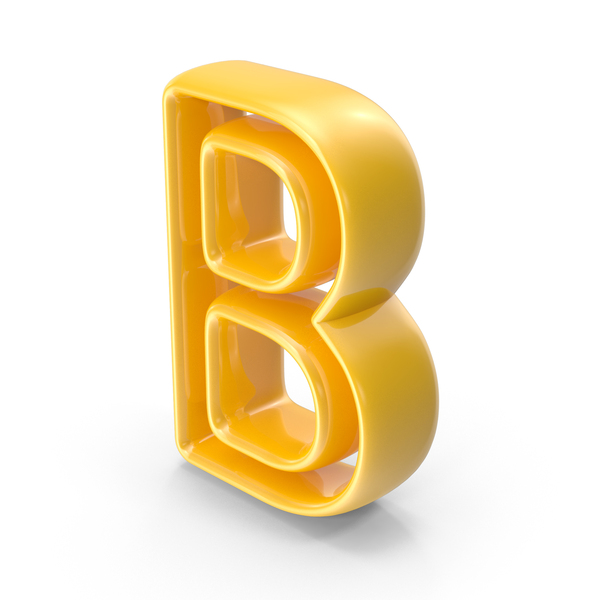 Yellow Outline Letter B PNG Images & PSDs For Download | PixelSquid ...